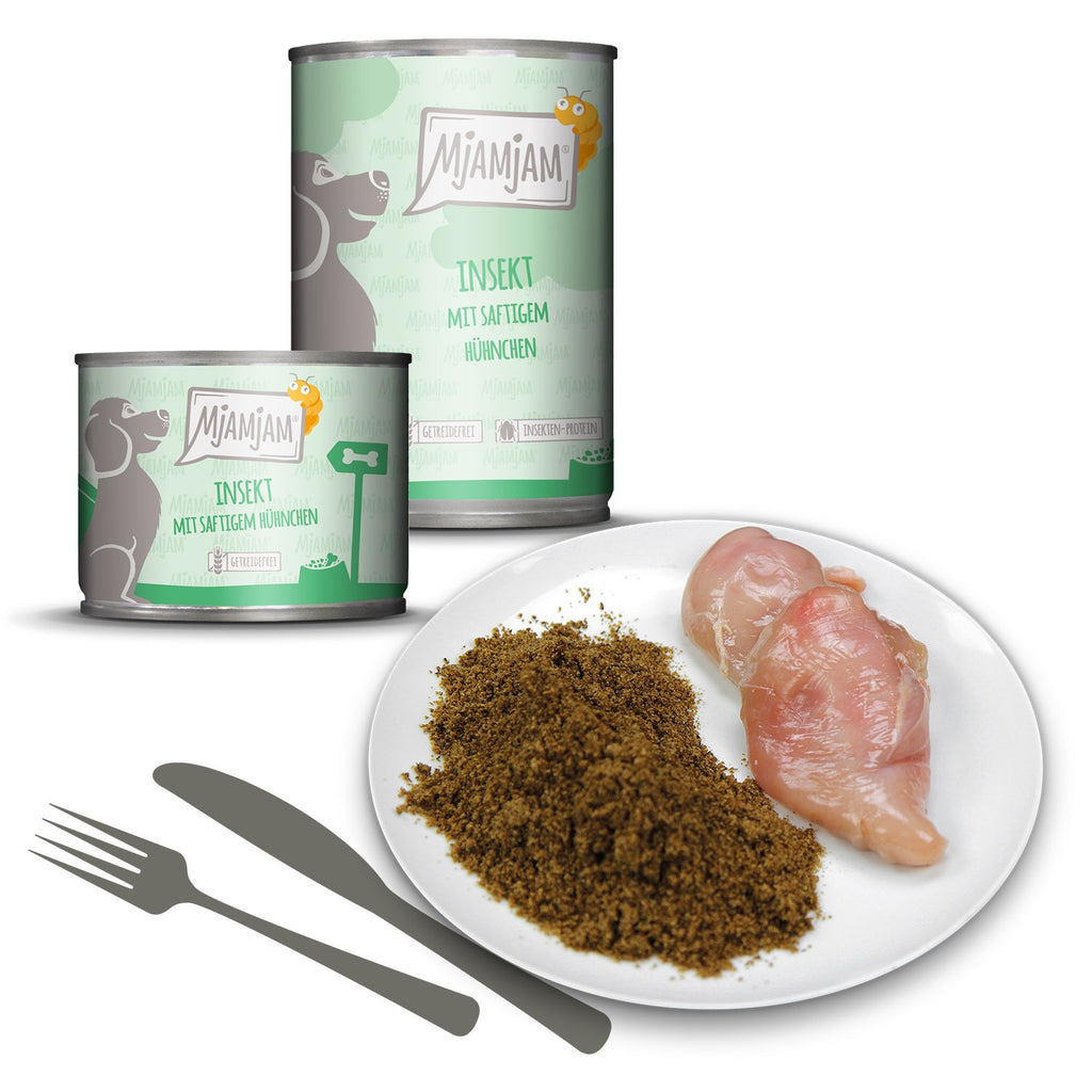 MjAMjAM Nourriture humide pour chien au poulet 200 g