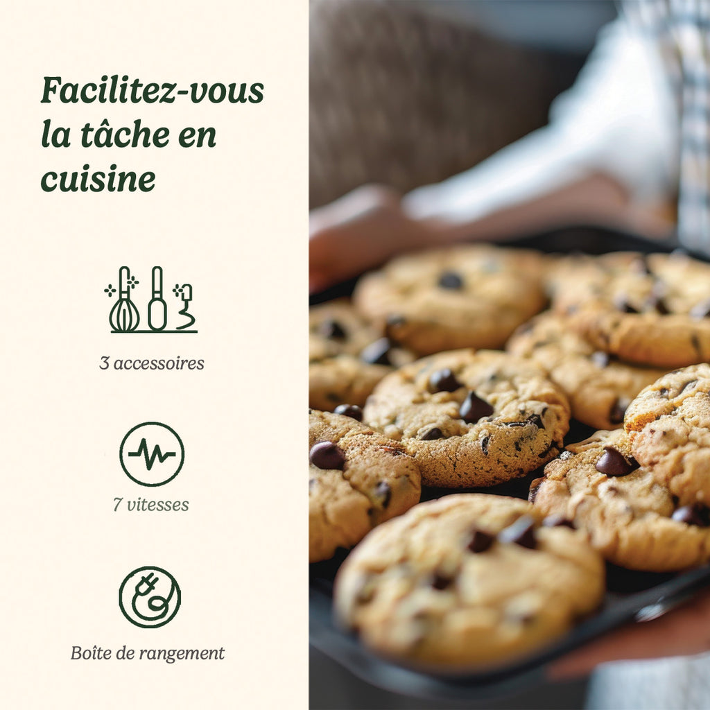 Cuisinart Batteur électrique à main Power Advantage HM7E - 7 vitesses