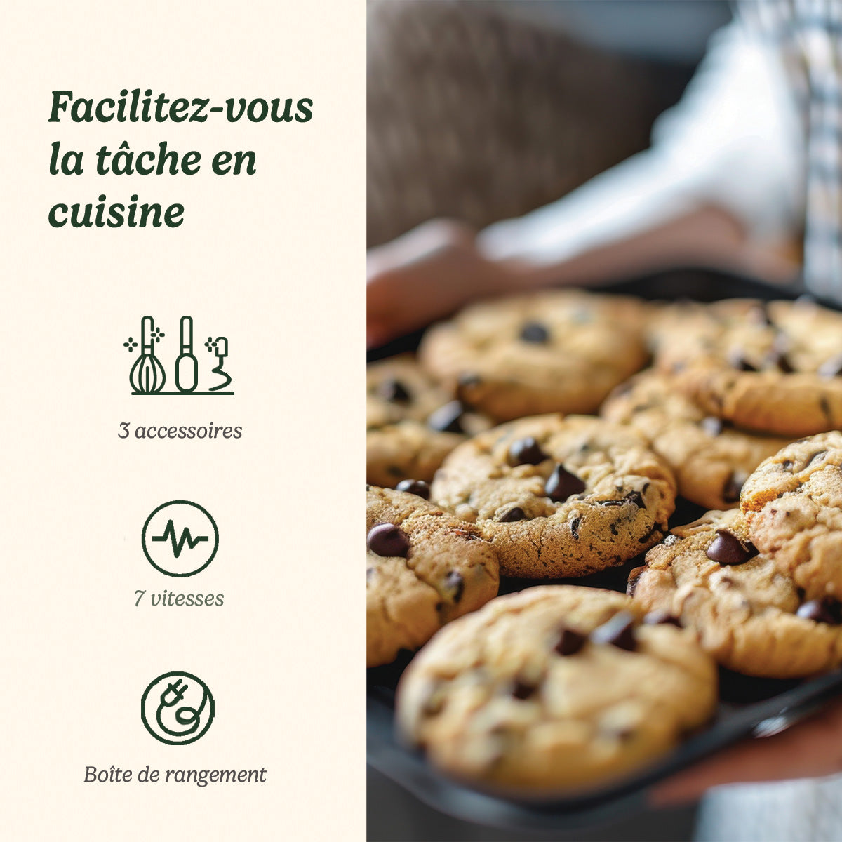 Cuisinart Batteur électrique à main Power Advantage HM7E - 7 vitesses