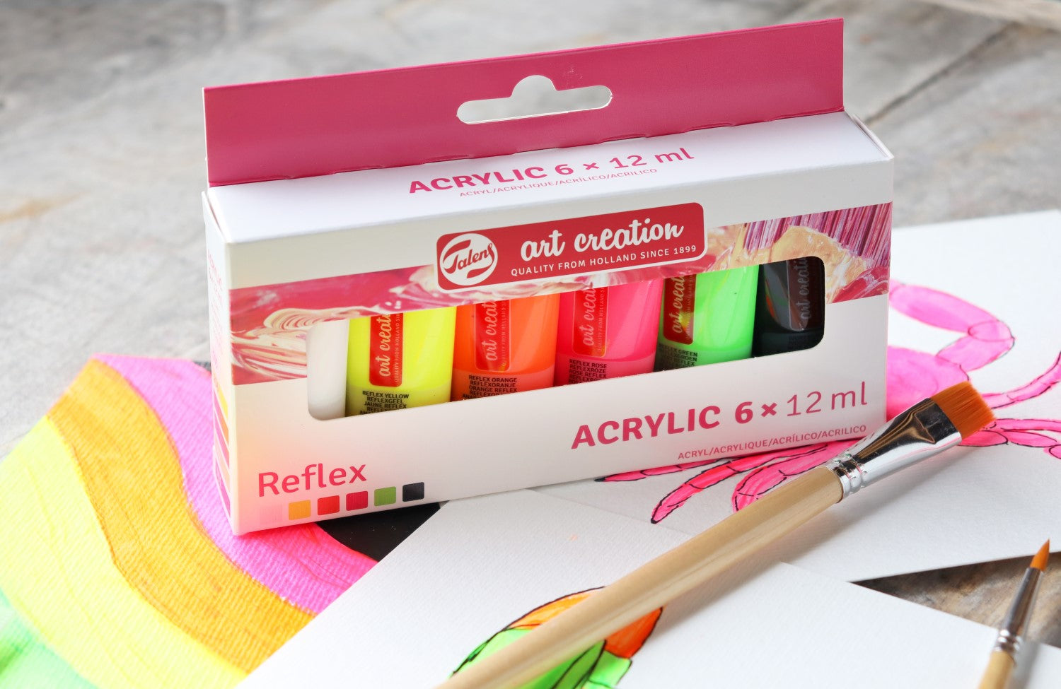 Set de couleurs reflex Talens Art Creation | 6 x 12 ml