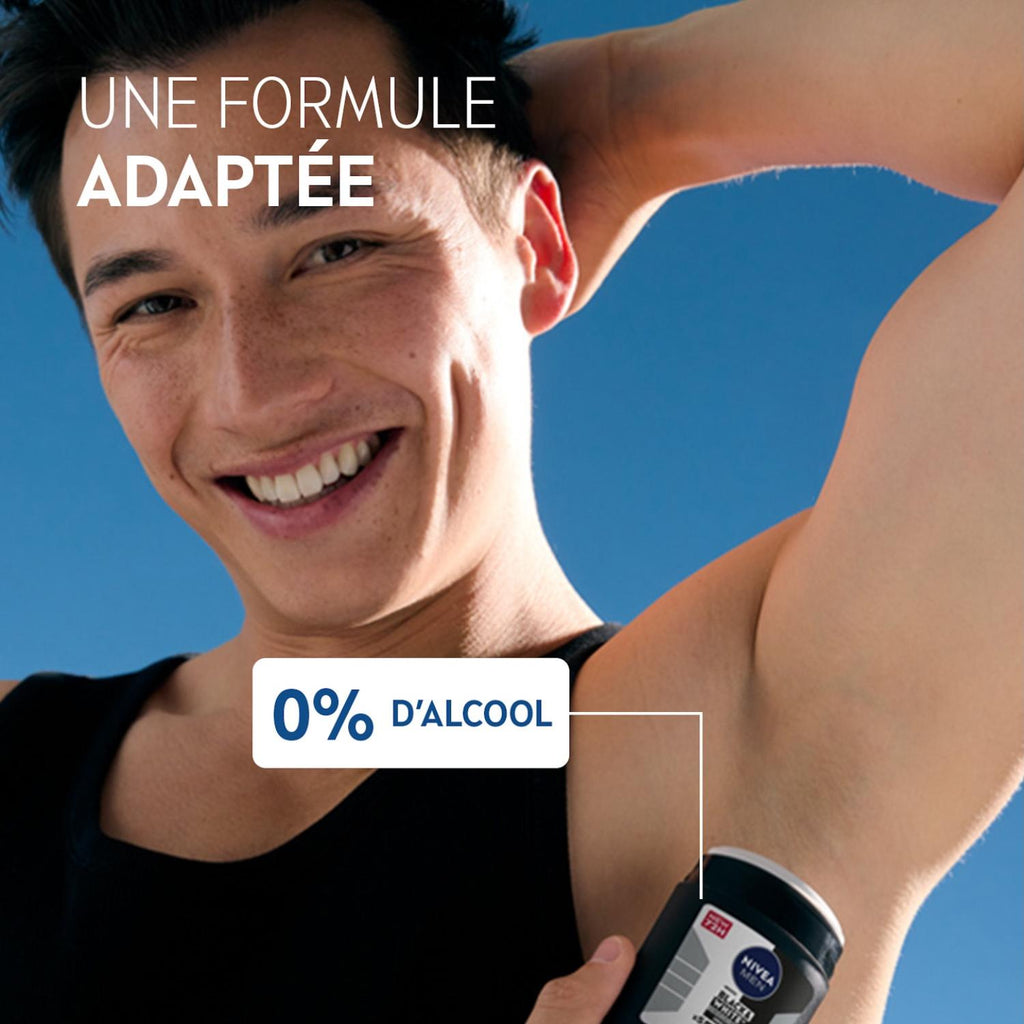 NIVEA MEN Déodorant Aisselles Black & White Original Protection 72h Stick 50 ml