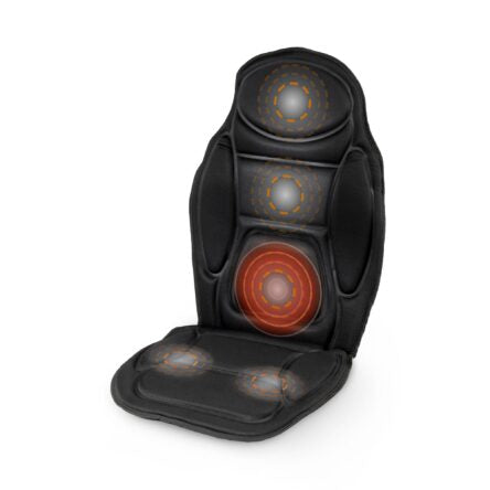 Medisana MCH - Siège de Massage Vibrant Chauffant avec Télécommande et Adaptateur Voiture