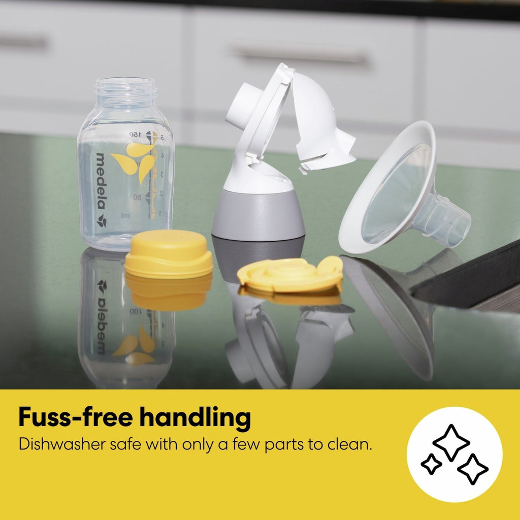 MEDELA Freestyle Mini Hands-Free Classic - Tire-lait électrique simple, coquille 24 mm