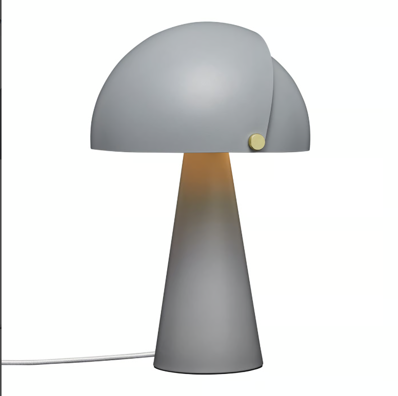 Lampe à poser ALIGN métal gris IP20 E27 - DFTP, Intérieur