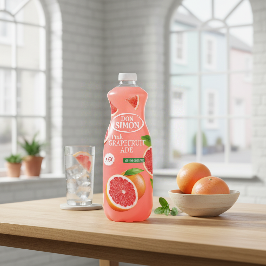 Don Simon soda au pamplemousse, bouteille en PET, 1,5 L