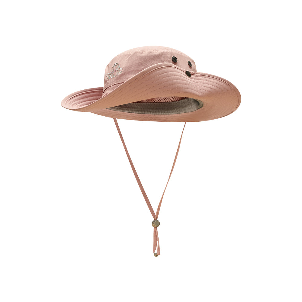 PELLIOT Chapeau de pêche d'extérieur - Rose poudré - Unisexe - Camping voyage - Imperméable durable