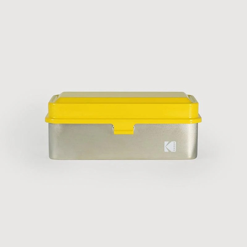 Kodak Étui de rangement en métal pour pellicule 120/135 mm, Jaune