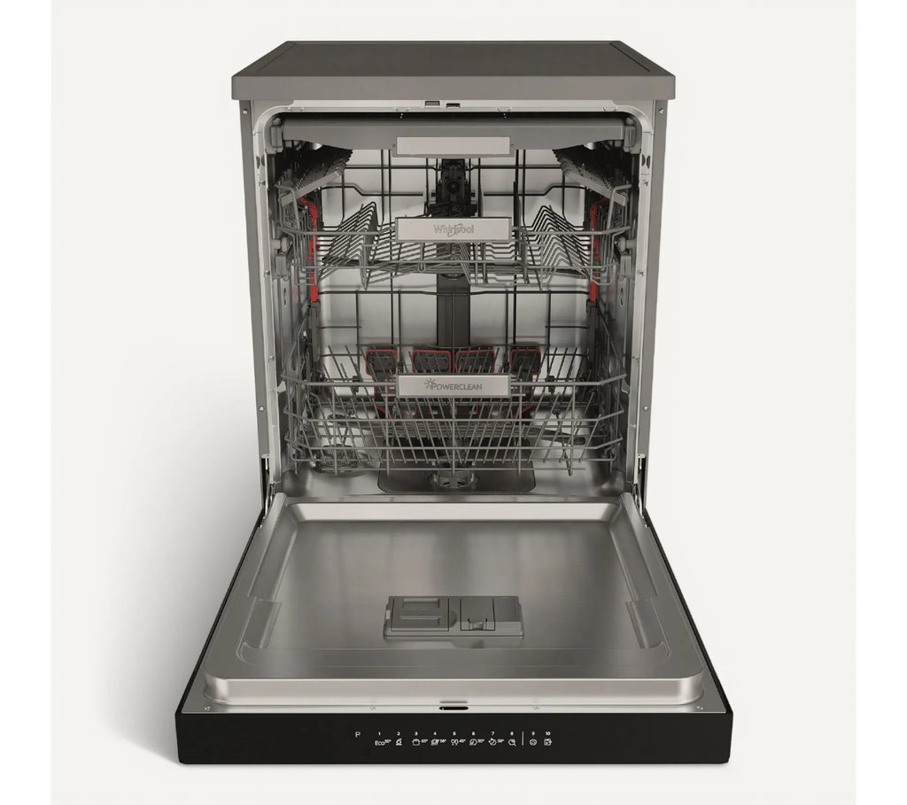 WHIRLPOOL WH6FC14BN70X Lave-vaisselle pose libre 60 cm - 14 couverts - Inox - Classe C