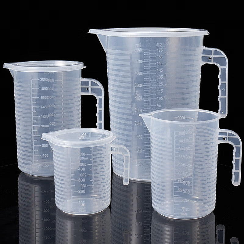 BJ Set de Tasses à Mesurer en Plastique, 3 Pièces, 500ml + 1000ml + 2000ml