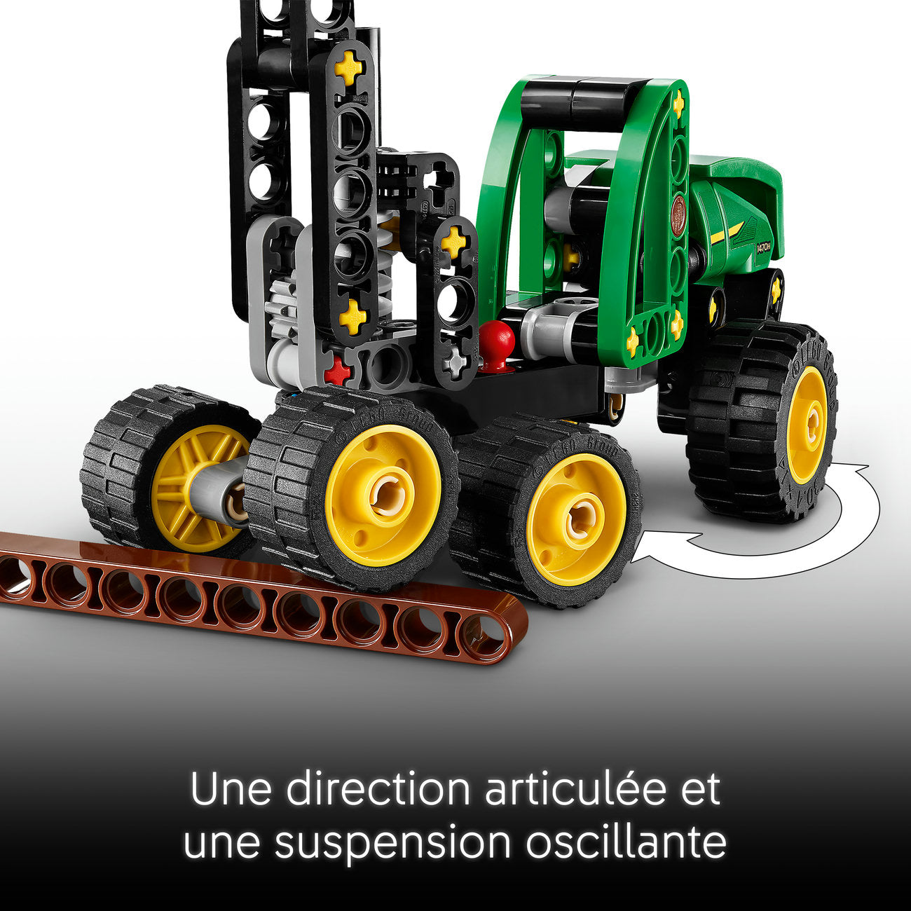 LEGO Technic 42218 Abatteuse forestière à roues John Deere 1470H