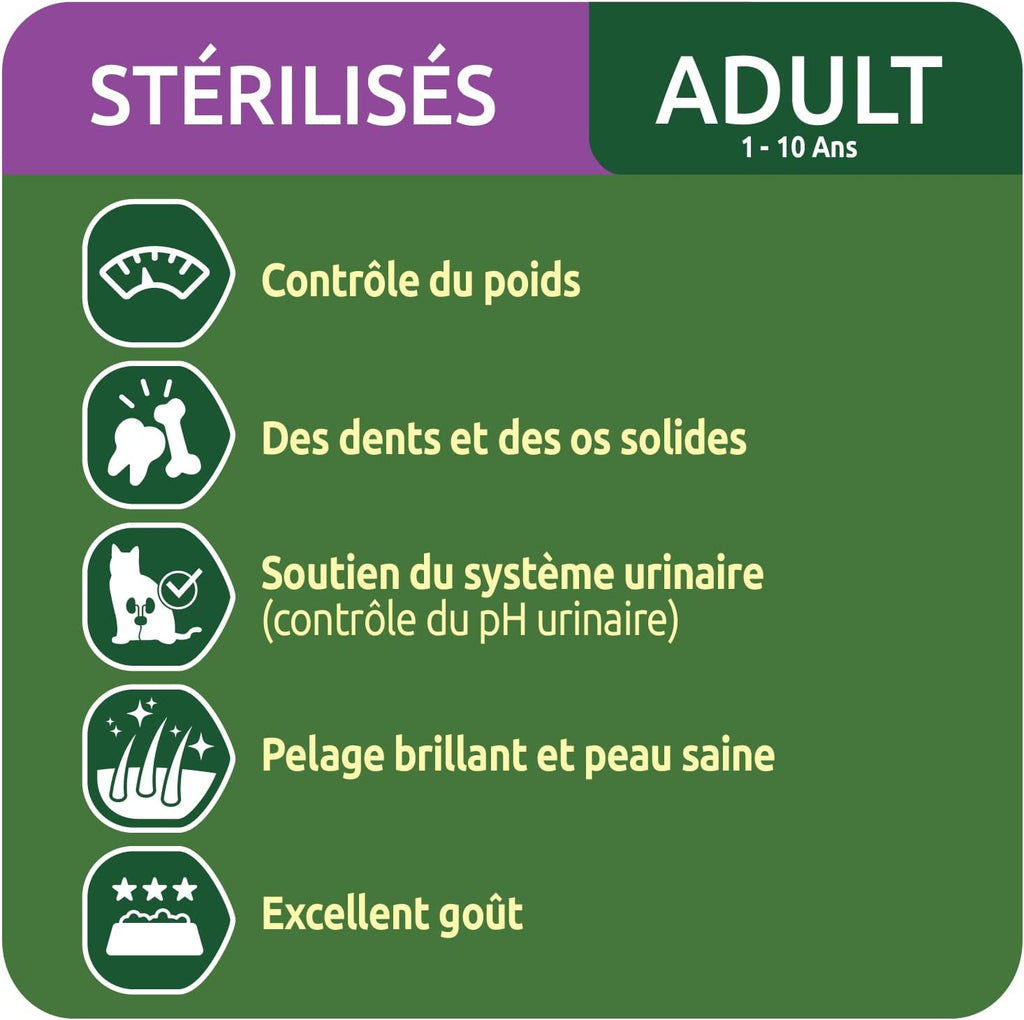 ULTIMA Nourriture pour Chat Adulte Stérilisé au Saumon - Pack 8 x 1,5 kg