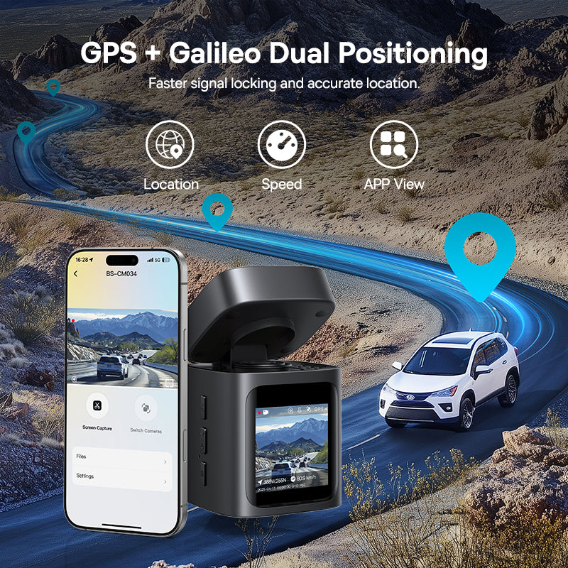 Baseus PrimeTrip Series Dashcam - Noir cosmique
