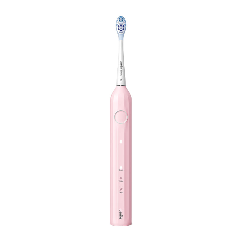 usmile Y1S Brosse à dents électrique sonique rechargeable pour adultes, 3 modes de nettoyage, minuteur intelligent, étui de voyage, autonomie de 6 mois par charge