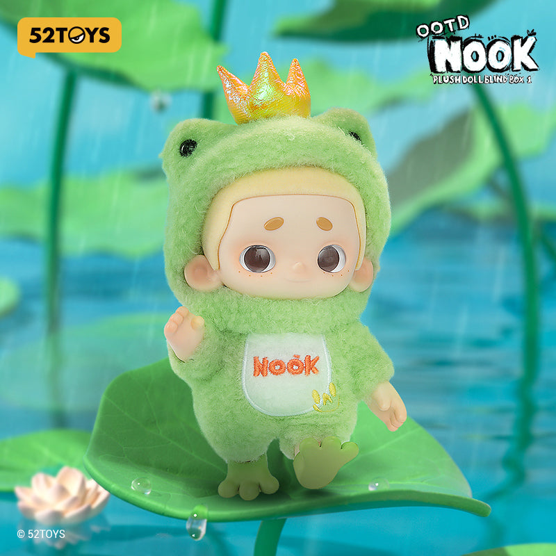 52TOYS Série NOOK OOTD Boîte Mystère Peluche Pendentif de Collection Tendance & Figurine Décorative Une Figurine Aléatoire par Commande