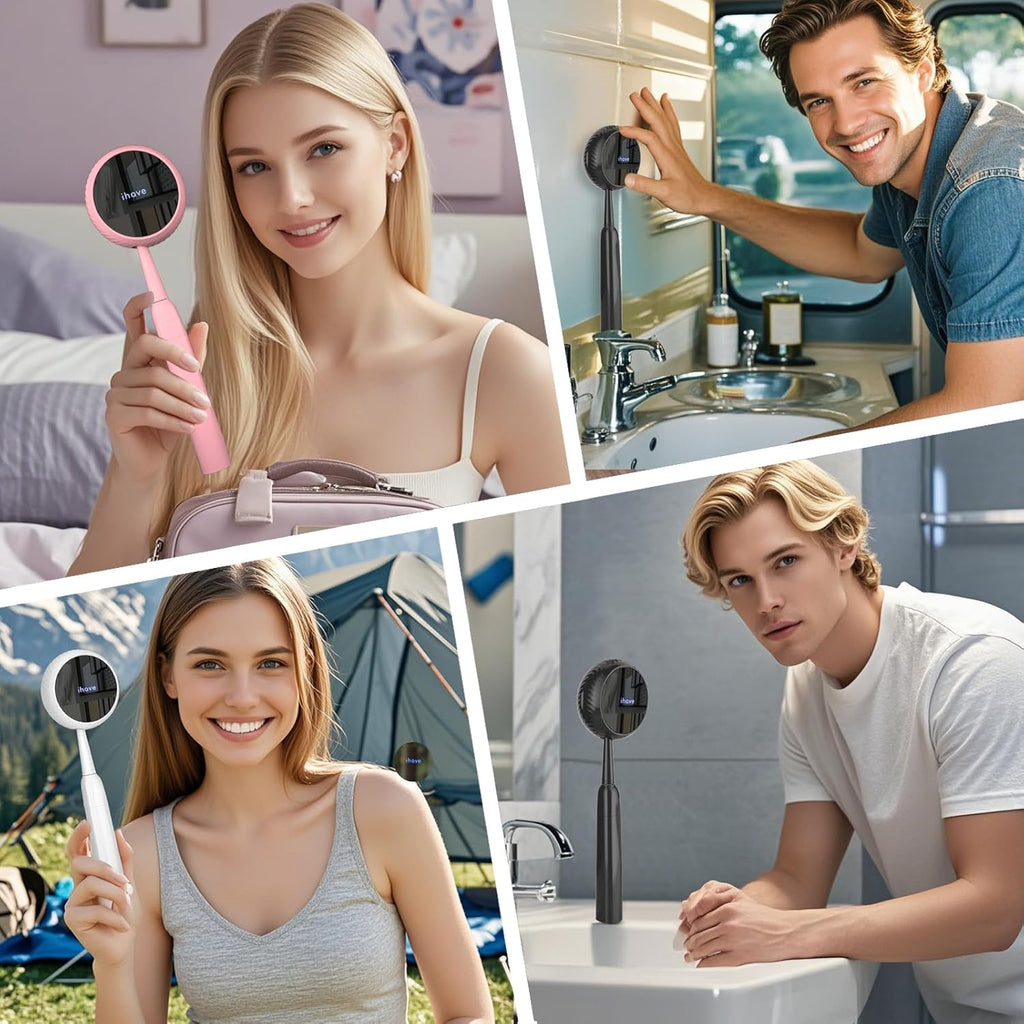iHave F4 Stérilisateur de brosse à dents avec porte-brosse à dents - Blanc