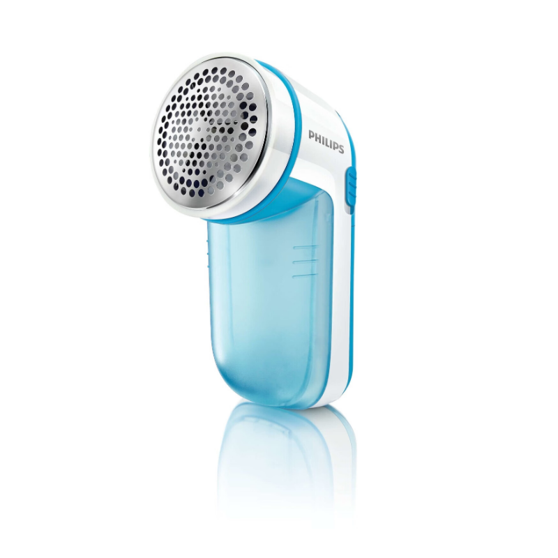 Philips GC026/00 Rasoir anti-bouloches pour vêtements - 2 vitesses élevées, Fonctionne sur piles, Bleu