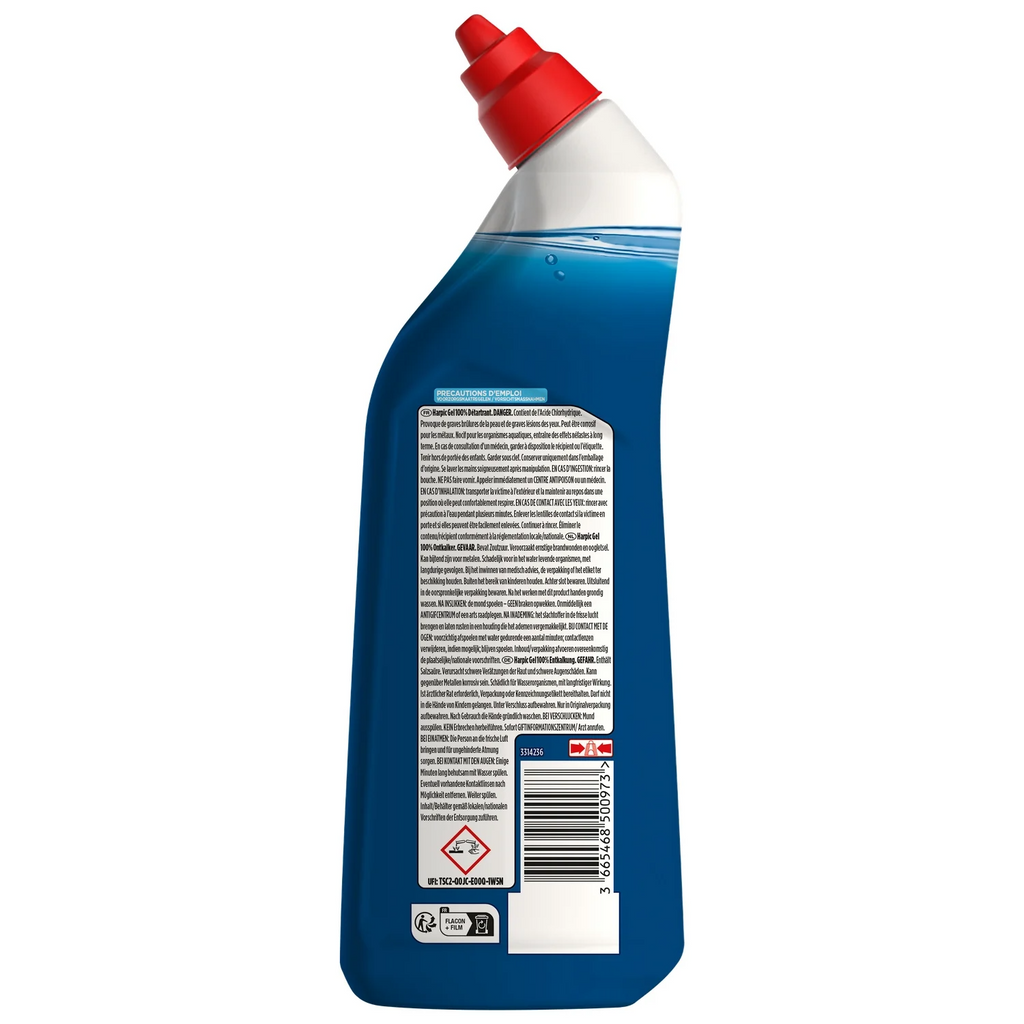 HARPIC 100 % Gel WC Détartrant Anti-calcaire Action Rapide 750 ml