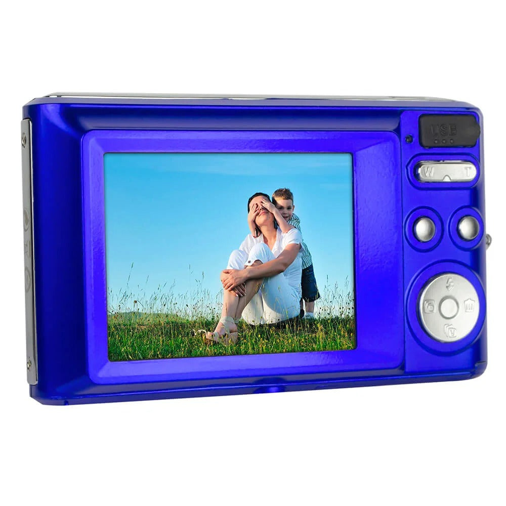 AgfaPhoto Appareil photo numérique compact 21 MP avec zoom numérique 8x Bleu