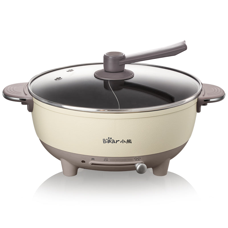 Bear Marmite électrique DHG-B60R6 Double cuve - 6 L - 1500 W - 0-210 °C