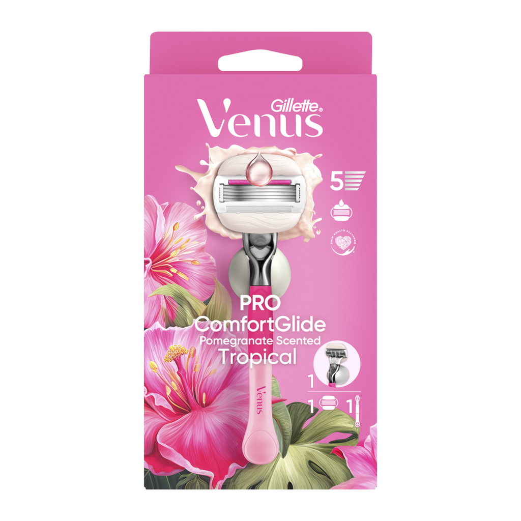 Gillette Venus Pro ComfortGlide - Rasoir pour femme pour peaux sèches et sensibles - 1 unité