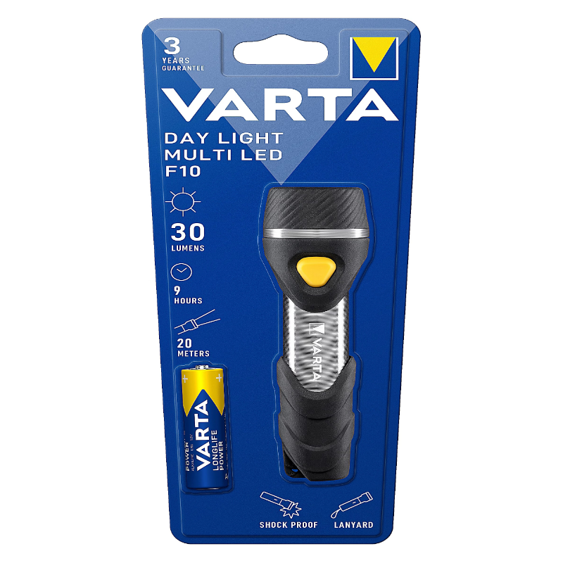 VARTA TORCHE DAY LIGHT F10 + AA x1