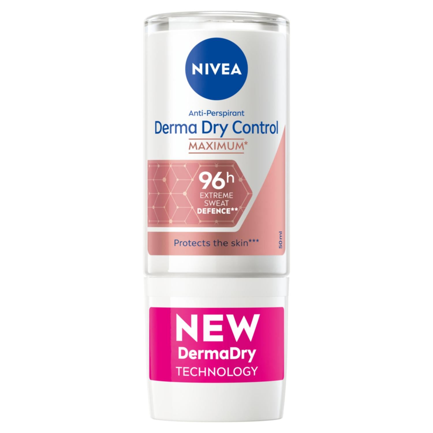 NIVEA Déodorant Femme Aisselles Derma Dry Control 96H Bille 50ml