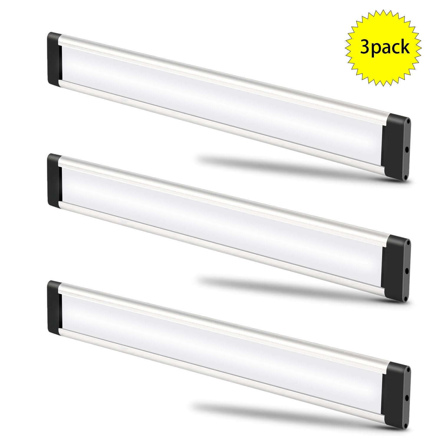 Lumière nocturne avec capteur de mouvement, 36 LED SMD Epistar 4014, 400 lm, commande par mouvement de la main, rechargeable par USB, pour chambre, chambre d’enfant et armoire