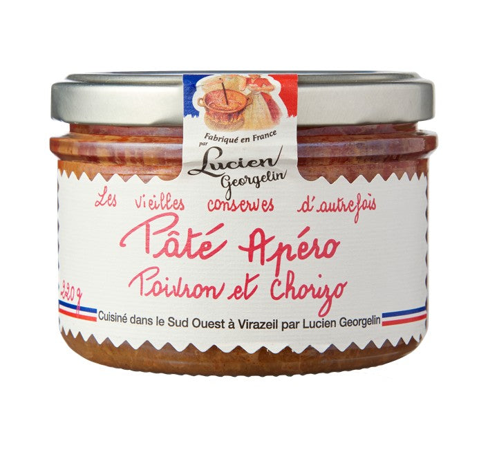 Lucien Georgelin Pâté apéritif Au paprika et chorizo 220 g
