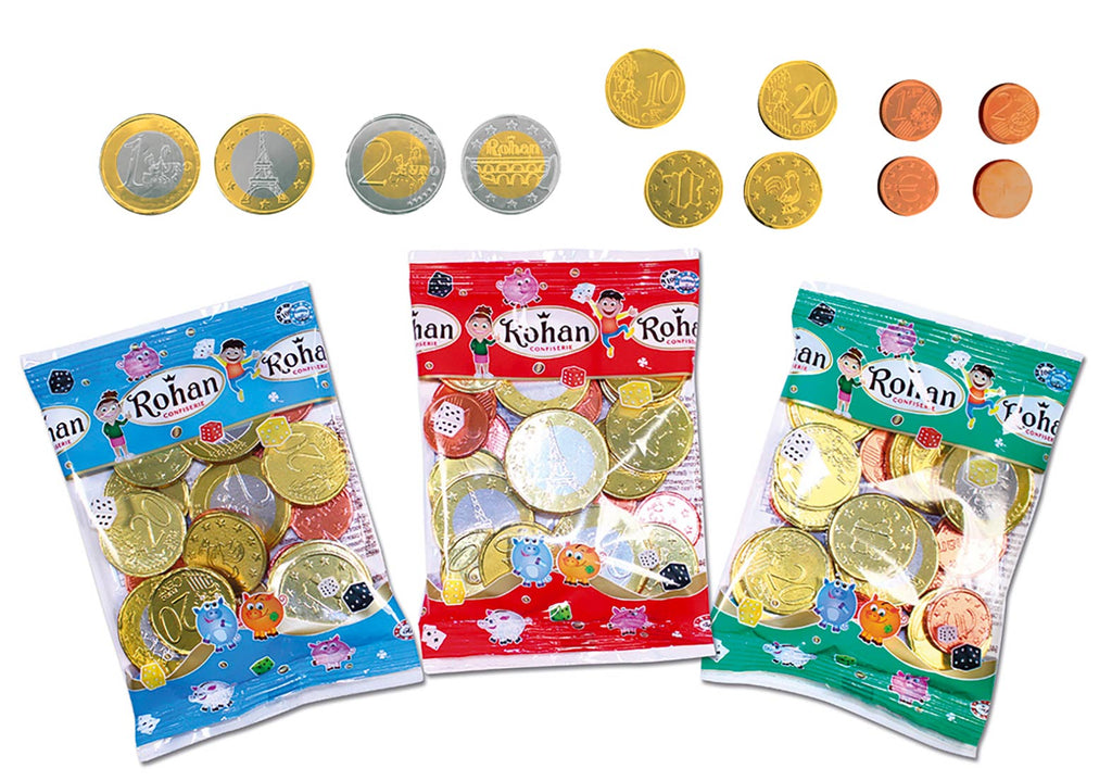 Rohan Sachet de biscuits en forme de pièces de monnaie - 100 g