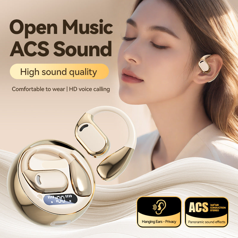 Le casque de traduction IA VoxorAI M76 Beige prend en charge la traduction en temps réel dans 150 langues et convient aux études, aux voyages et aux affaires.