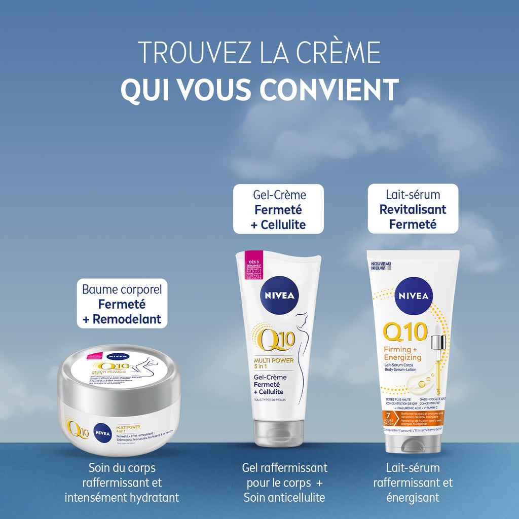 NIVEA Q10 Sérum Lait Corps Revitalisant Fermeté Q10 + Vitamine C - 200 ml