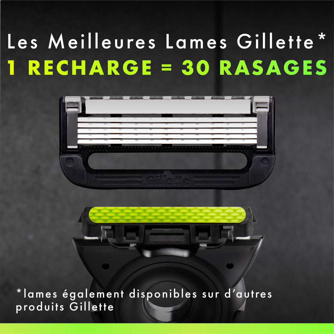 Gillette Labs Rasoir Homme, 1 Recharge, Multicolore, Edition UCL | Manche Réutilisable en Métal, Cartouche de Rechange à Lames Affutées, Tête Flexible, Rasage avec la Technologie FlexDisc 2D