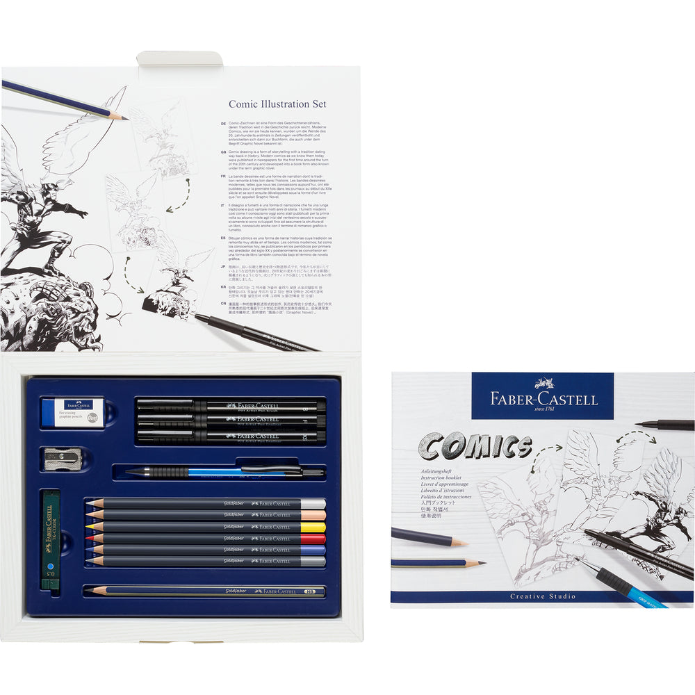 Faber-Castell Creative Studio Set d'illustration de bande dessinée