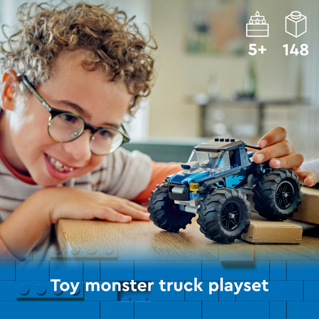 LEGO City 60402 Set de Construction Monster Truck Bleu