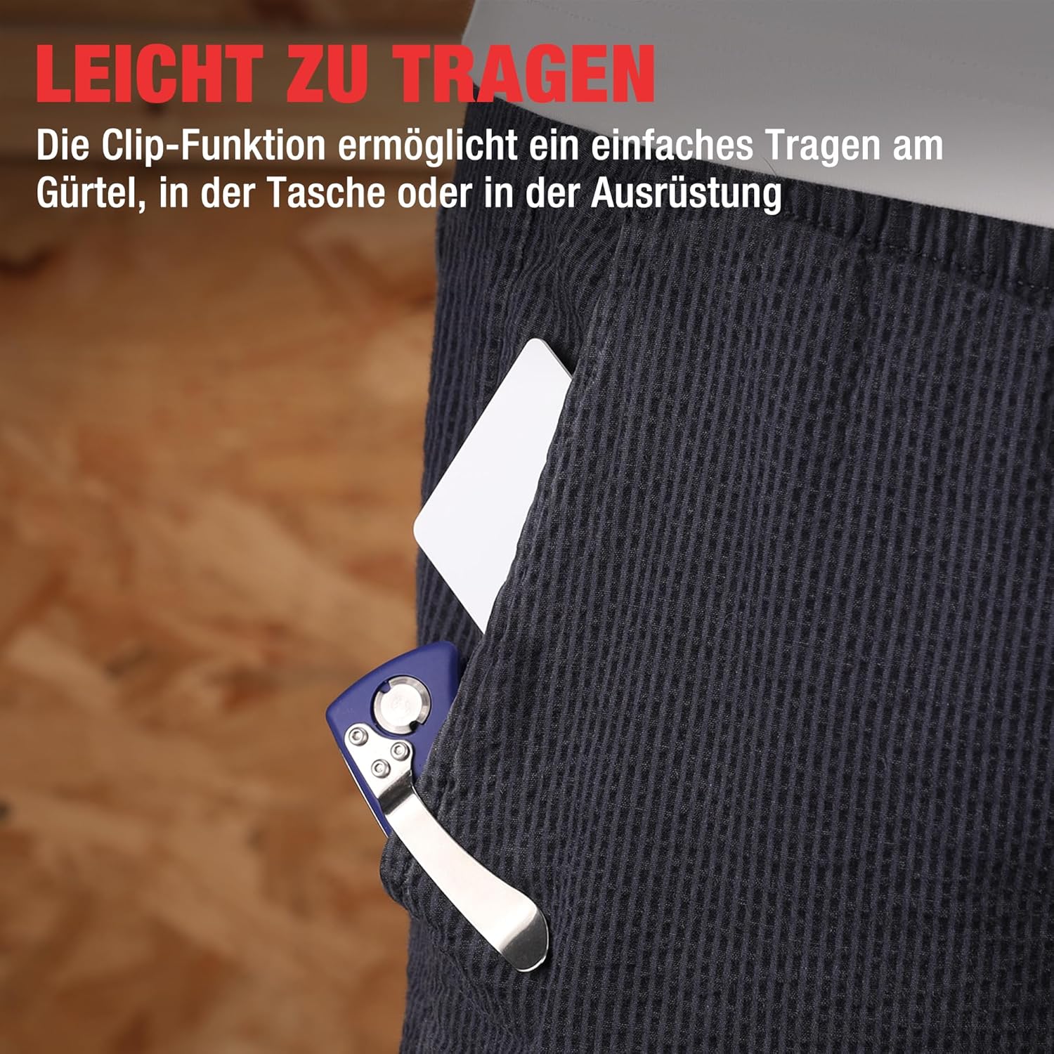 WORKPRO Couteau utilitaire à tapis pliant avec 5 lames de rechange