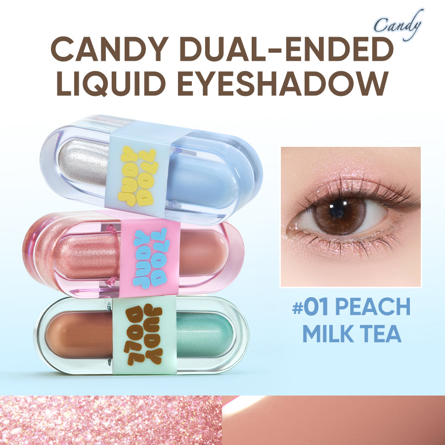 Judydoll Duo d'Ombrages à Paupières 01 Peach Milk Tea