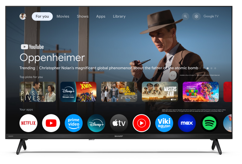 SHARP 32" QLED Full HD Google TV
