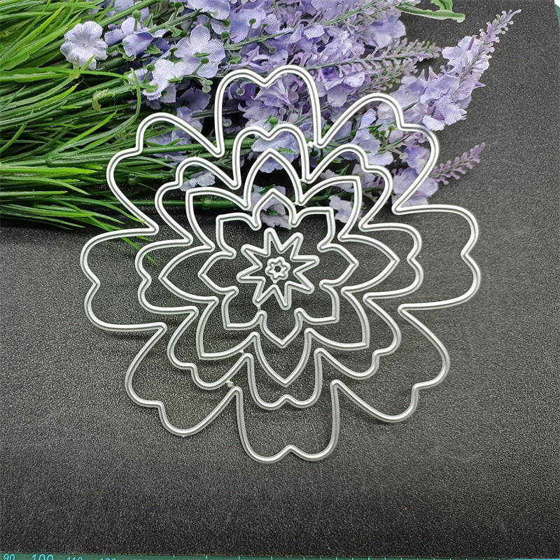 WhereHike Matrices de découpe de printemps en métal, pochoirs de gaufrage et matrices de découpe pour création de cartes, scrapbooking, loisirs créatifs en papier, albums, tampons