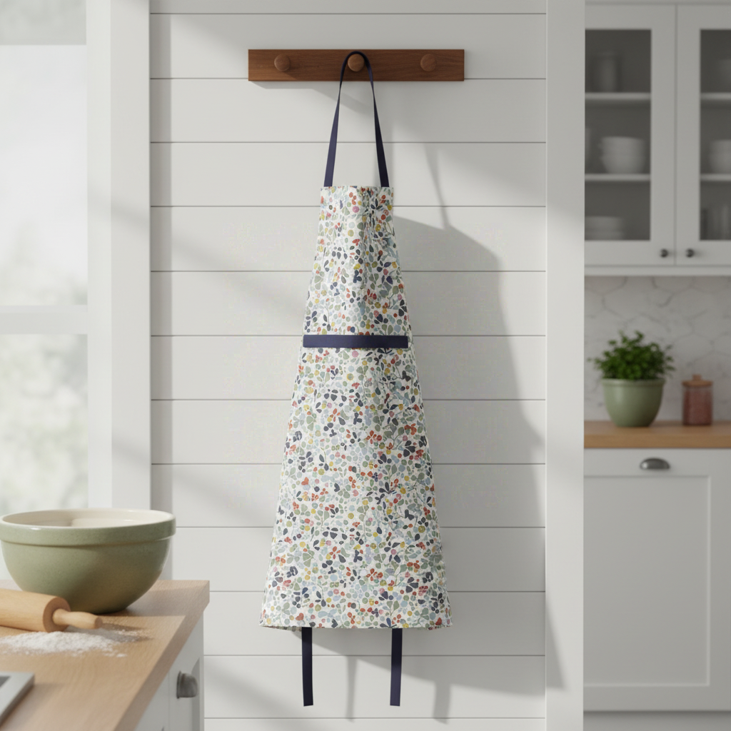 Winkler Tablier de cuisine recyclé avec poche Greta Multicolore 72 x 85