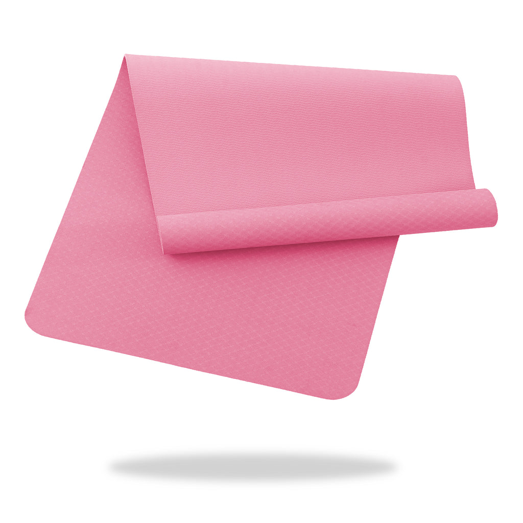 Miss Lulu Good Nite Tapis de yoga antidérapant XL en TPE 190 x 100 x 0,6 cm - Rose