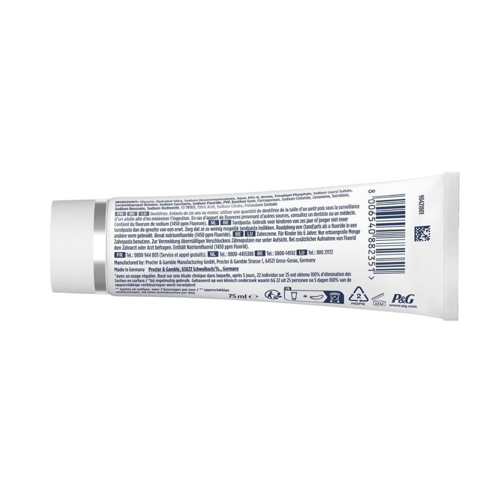 ORAL-B Dentifrice 3D White Advanced Luxe Perfection - 75 ml