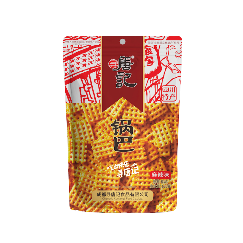 Xuntangji Crackers croustillants saveur mala 100 g