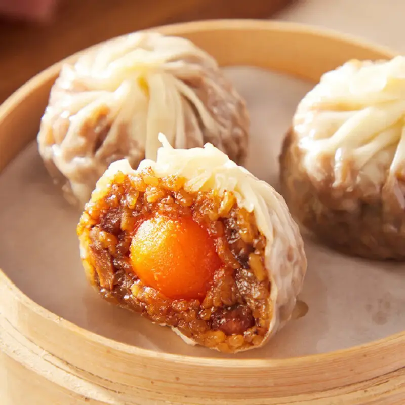 FRESHASIA Siu Mai artisanal au jaune d'œuf de canard salé et au parfum de riz gluant 300g