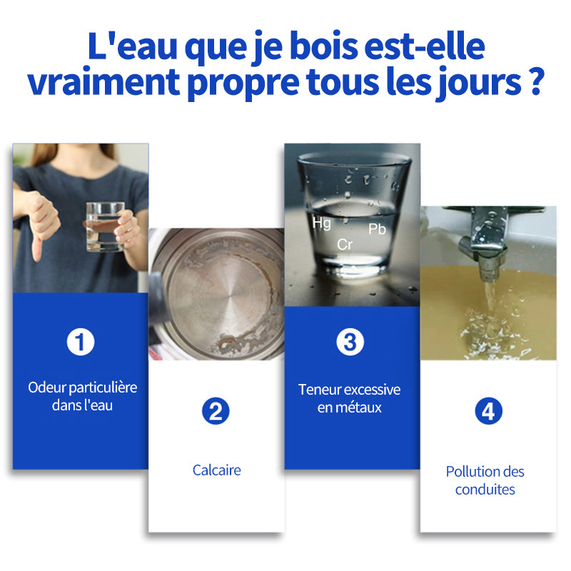 VIVREAL carafe filtrante 2.4 L, carafe de filtration d'eau avec minuterie électronique, élimine le chlore résiduel, le calcaire et les métaux lourds, compatible avec les filtres Brita