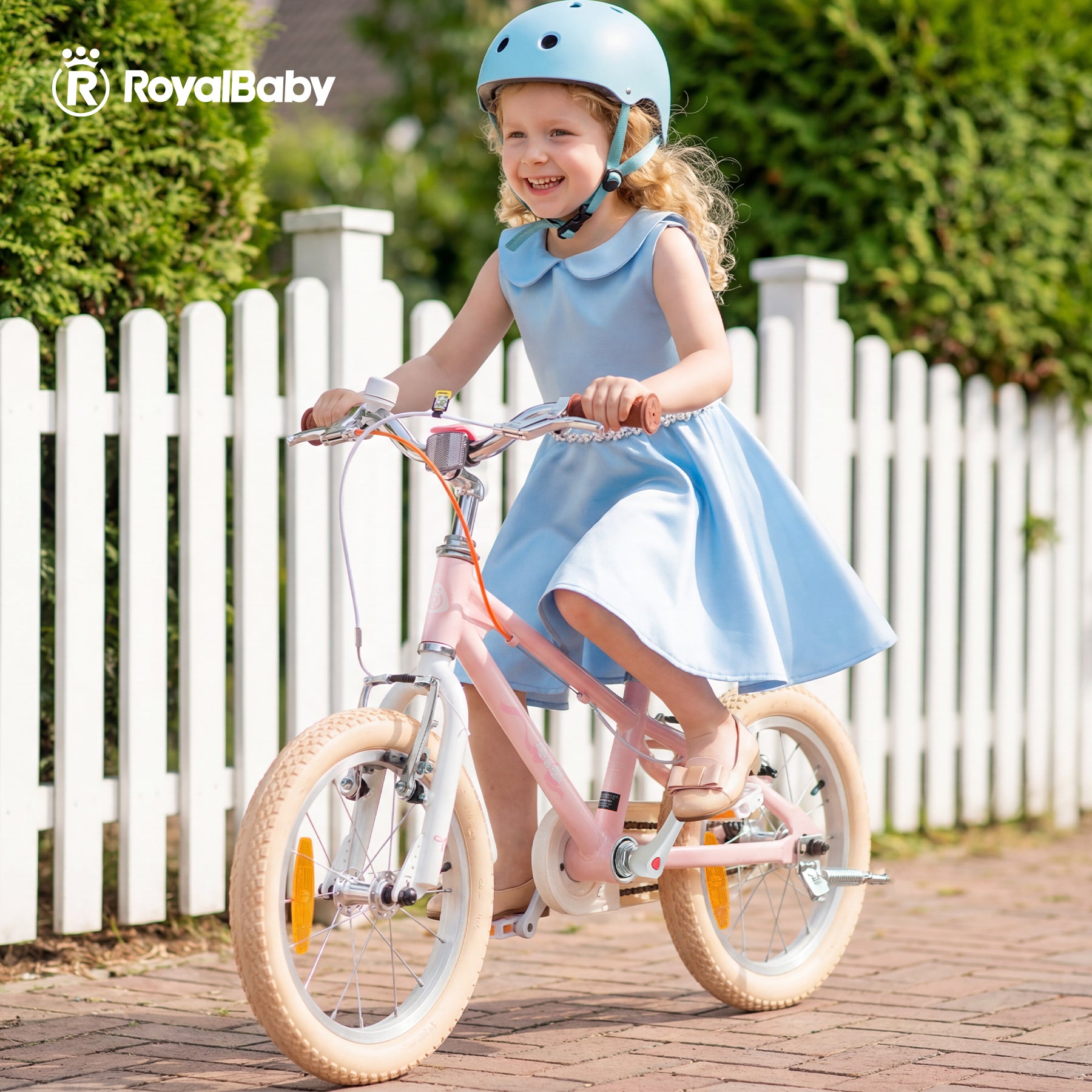 RoyalBaby+Vélo pour enfants+ Aluminium EZ New Freestyle Rose 16 pouces, Poids net 7,8 kg