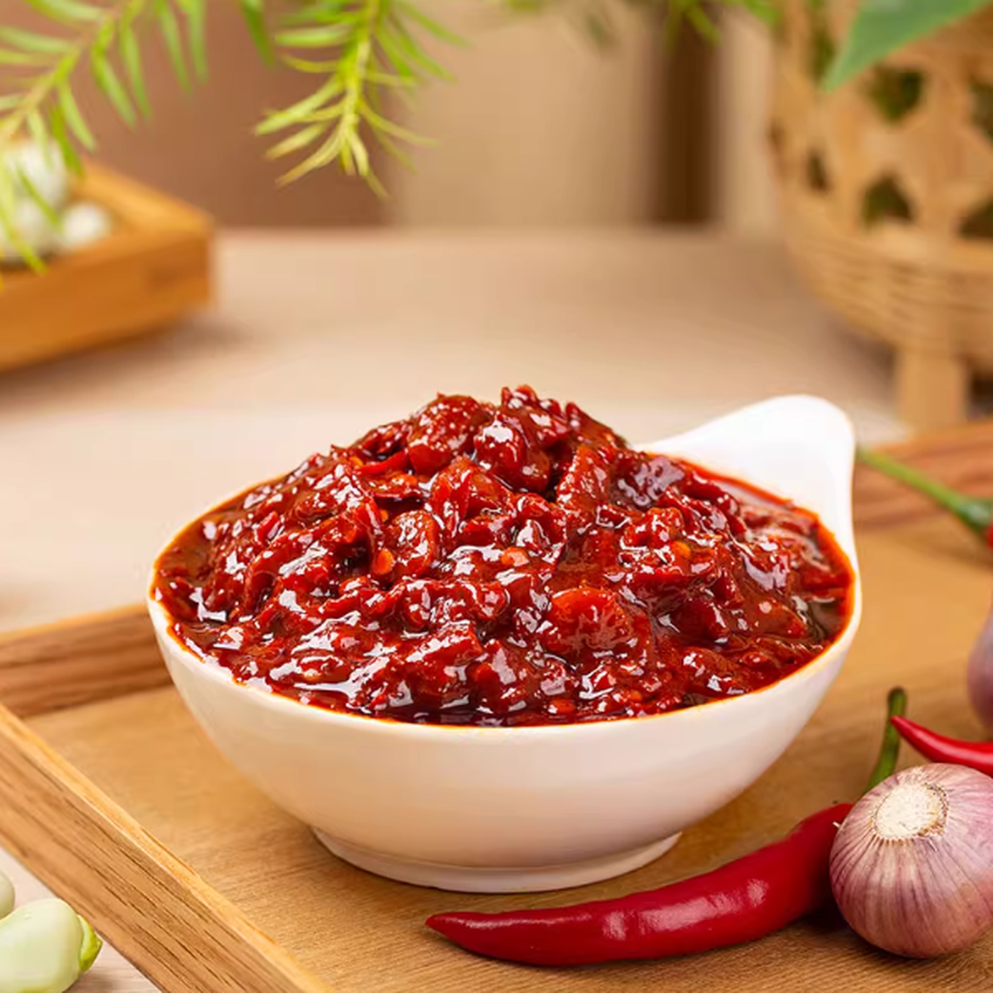 Chuan Lao Hui Pâte de fèves pimentée de Pixian à l'huile rouge 500 g