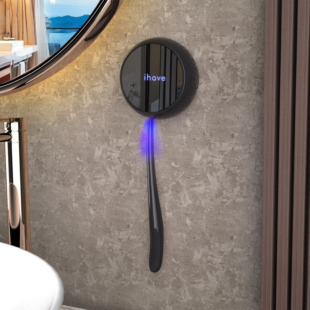 iHave F4 Stérilisateur de brosse à dents avec porte-brosse à dents - Noir