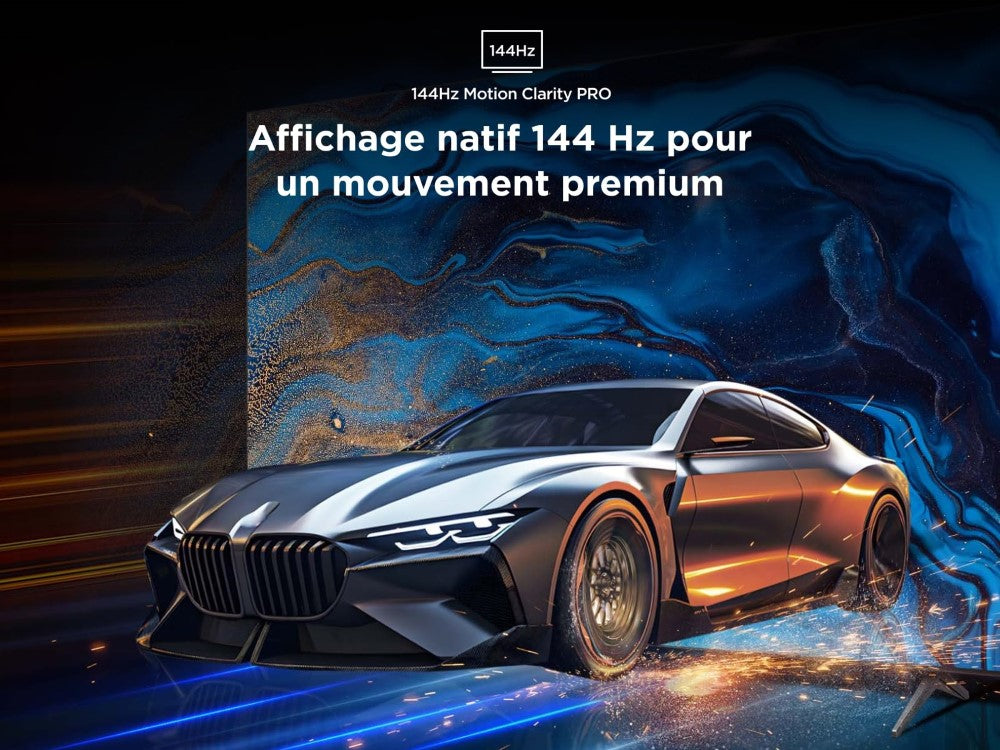 TCL 65Q6C - TV Gaming 65-pouces 4K QD-MiniLED 144 Hz - Google TV - HDMI 2.1 - PS5/Xbox - Dolby Vision