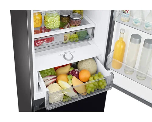 SAMSUNG Réfrigérateur Combiné RB38C7B5C22 390 L Noir Classe C
