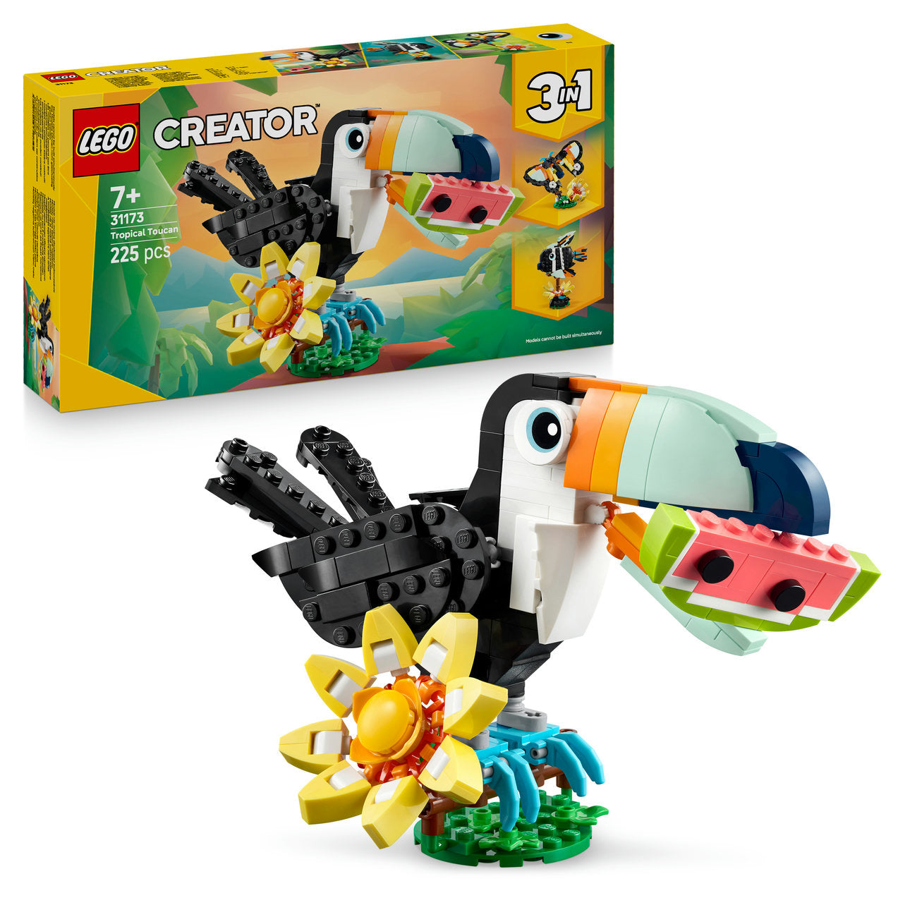 LEGO Creator 31173 Animaux sauvages : le toucan tropical